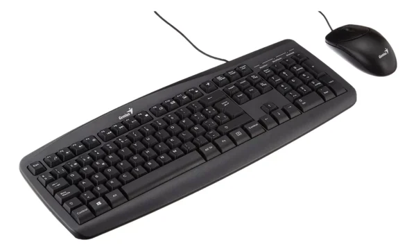 Combo Teclado y Mouse Alambrico Logitech KM200