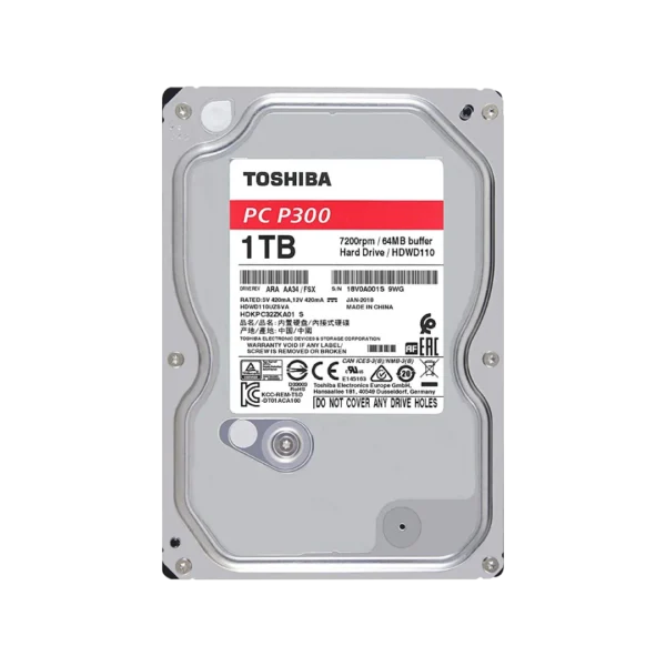 Disco Duro Interno 1TB SATA para PC o DVR – Seagate / WD / Hitachi (Según Disponibilidad)
